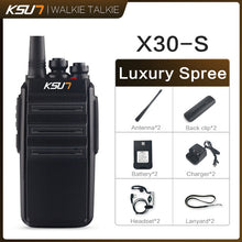 Load image into Gallery viewer, (2pcs) KSUN X-30 Handheld Walkie Talkie Portable Radio 8W High Power UHF Handheld Two Way Ham Radio Communicator HF Transceiver