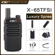 Load image into Gallery viewer, (2pcs) KSUN X-30 Handheld Walkie Talkie Portable Radio 8W High Power UHF Handheld Two Way Ham Radio Communicator HF Transceiver
