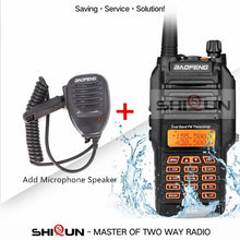 Load image into Gallery viewer, UV-9R IP67 Waterproof Dual Band 136-174/400-520MHz Ham Radio 10KM Baofeng 8W Walkie Talkie 10 KM UV-82 UV-5R UV-XR UV 9R Plus