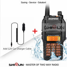 Load image into Gallery viewer, UV-9R IP67 Waterproof Dual Band 136-174/400-520MHz Ham Radio 10KM Baofeng 8W Walkie Talkie 10 KM UV-82 UV-5R UV-XR UV 9R Plus