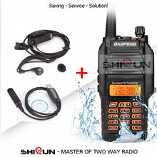 Load image into Gallery viewer, UV-9R IP67 Waterproof Dual Band 136-174/400-520MHz Ham Radio 10KM Baofeng 8W Walkie Talkie 10 KM UV-82 UV-5R UV-XR UV 9R Plus