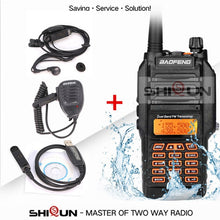 Load image into Gallery viewer, UV-9R IP67 Waterproof Dual Band 136-174/400-520MHz Ham Radio 10KM Baofeng 8W Walkie Talkie 10 KM UV-82 UV-5R UV-XR UV 9R Plus