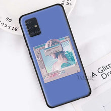Load image into Gallery viewer, Soft Case for Samsung Galaxy A50 A51 A70 A71 A10 A20 E A30 S A40 A60 A80 Silicone Black Phone Cover Art Old Computer Window