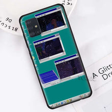 Load image into Gallery viewer, Soft Case for Samsung Galaxy A50 A51 A70 A71 A10 A20 E A30 S A40 A60 A80 Silicone Black Phone Cover Art Old Computer Window