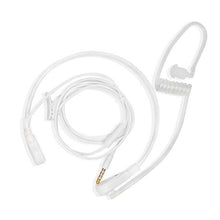 Load image into Gallery viewer, 3.5mm Throat Mic Headphone 1 Pin Covert Air Tube Earpiece PTT Mic Noise Reduction Headset For Phone Speakers Computers Earphone