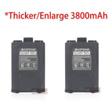 Load image into Gallery viewer, 2PCS BAOFENG UV-5R Battery For Pofung UV5R UV-5RE DM-5R Plus BF-F8 RT-5R RT5 BL-5 Battery 1800mah/3800mAh Compatible RT-5R RT5R