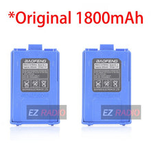 Load image into Gallery viewer, 2PCS BAOFENG UV-5R Battery For Pofung UV5R UV-5RE DM-5R Plus BF-F8 RT-5R RT5 BL-5 Battery 1800mah/3800mAh Compatible RT-5R RT5R