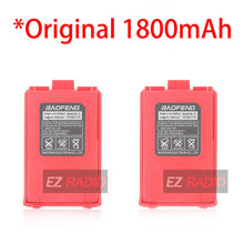 Load image into Gallery viewer, 2PCS BAOFENG UV-5R Battery For Pofung UV5R UV-5RE DM-5R Plus BF-F8 RT-5R RT5 BL-5 Battery 1800mah/3800mAh Compatible RT-5R RT5R