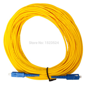 Free Shipping SM SX 3mm 3M 5M 10M 15M 20M 30M 9/125um 30 Meters Fiber Optic Jumper Cable SC/PC-SC/PC Fiber Optic Patch Cord