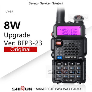 Baofeng UV-5R Walkie Talkie Dual Display Dual Band Baofeng UV5R Portable 5W UHF VHF Two Way Radio Pofung UV 5R HF Transceiver