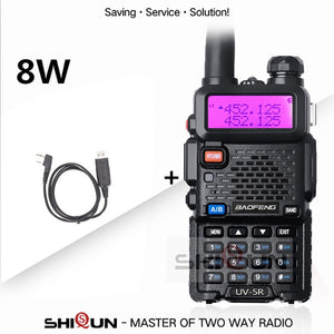 Baofeng UV-5R Walkie Talkie Dual Display Dual Band Baofeng UV5R Portable 5W UHF VHF Two Way Radio Pofung UV 5R HF Transceiver