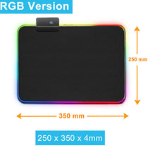 Load image into Gallery viewer, RGB Gaming Mouse Pad Computer Gamer Mousepad Large Game Rubber No-slip Mouse Mat Big Mause Pad PC Laptop Keyboard Desk Carpet
