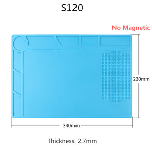 ESD Phone Computer Repair Mat Heat Insulation Working mat Soldering Station Iron Magnetic Heat-resistant BGA Insulator Platform