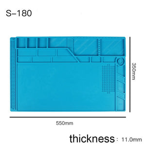 ESD Phone Computer Repair Mat Heat Insulation Working mat Soldering Station Iron Magnetic Heat-resistant BGA Insulator Platform