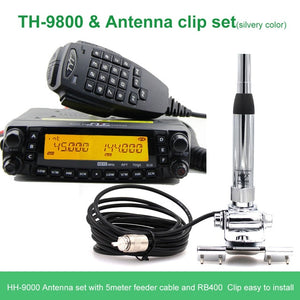 Latest version TYT TH-9800 Quad Band 29/50/144/430MHz 50W Walkie Talkie Upgraded TH9800 809CH Dual Display Mobile Radio Station