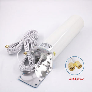 WiFi antenna 4G LTE antena SMA 12dBi Omni antenne 3G TS9 male 5m dual cable 2.4GHz CRC9  for Huawei B315 E8372 E3372 ZTE routers