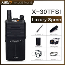 Load image into Gallery viewer, (2pcs) KSUN X-30 Handheld Walkie Talkie Portable Radio 8W High Power UHF Handheld Two Way Ham Radio Communicator HF Transceiver
