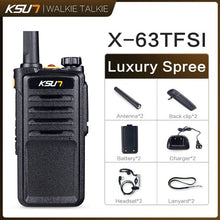 Load image into Gallery viewer, (2pcs) KSUN X-30 Handheld Walkie Talkie Portable Radio 8W High Power UHF Handheld Two Way Ham Radio Communicator HF Transceiver
