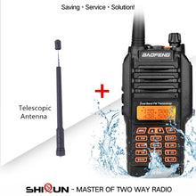 Load image into Gallery viewer, UV-9R IP67 Waterproof Dual Band 136-174/400-520MHz Ham Radio 10KM Baofeng 8W Walkie Talkie 10 KM UV-82 UV-5R UV-XR UV 9R Plus
