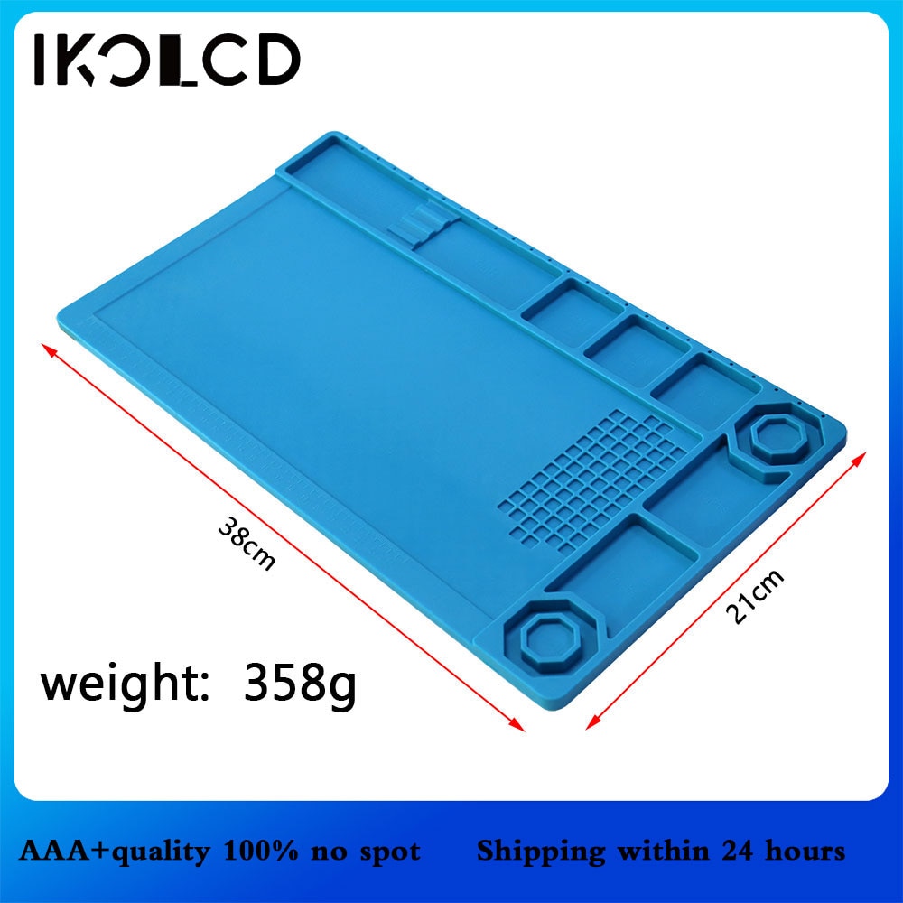 Heat Insulation Silicone Pad Desk Mat Maintenance Platform Screwdriver For Mobile Phone PC Computer BGA Soldering Repair Tool