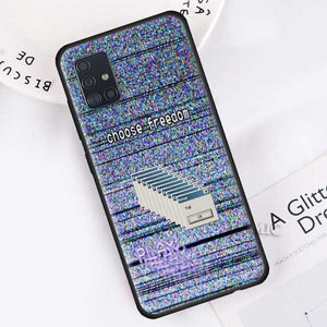 Soft Case for Samsung Galaxy A50 A51 A70 A71 A10 A20 E A30 S A40 A60 A80 Silicone Black Phone Cover Art Old Computer Window