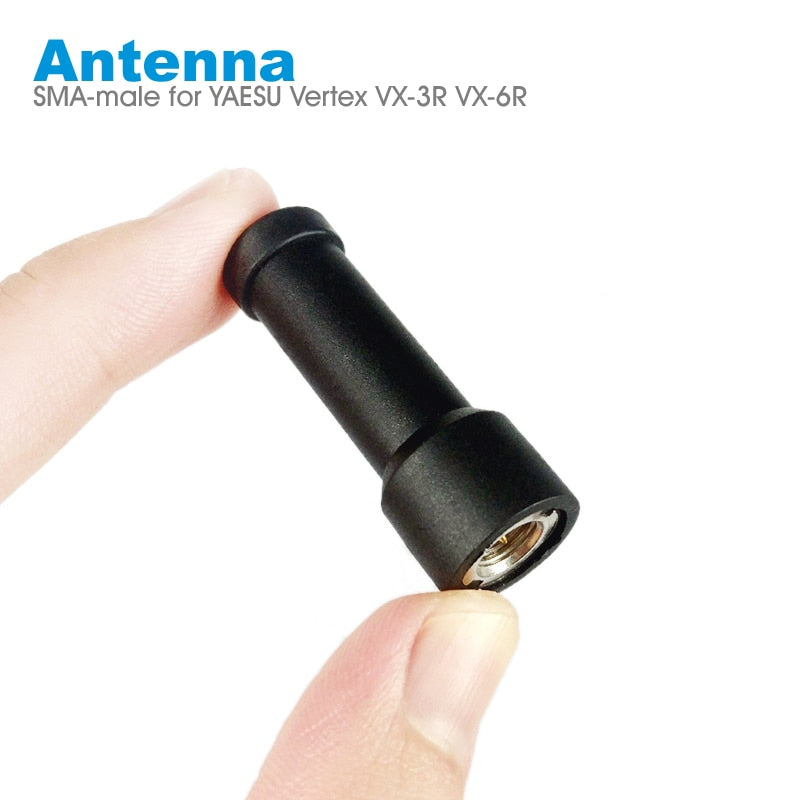 Mini Thumb Antenna for Walkie Talkie YAESU Vertex VX-3R VX-6R FT-60R VX-300 FT-250R PUXING PX-325 PX-333 TH-UVF9 Two Way Radio