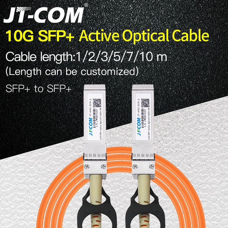 Free shipping 10G SFP+ to SFP+ AOC Cable 1m 2m 3m 5m 7m 10m SFP Module OM2 Active Optical Cable Support custom length